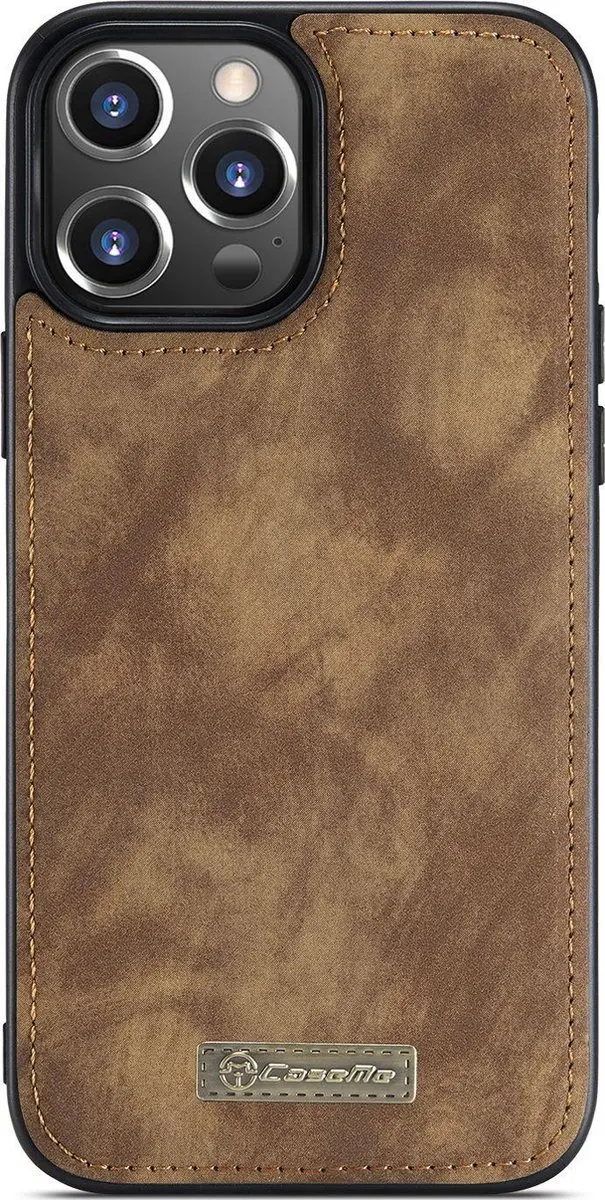 Caseme Luxe Wallet 2in1 Bookcase iPhone 13 Pro 614533 - Bruin