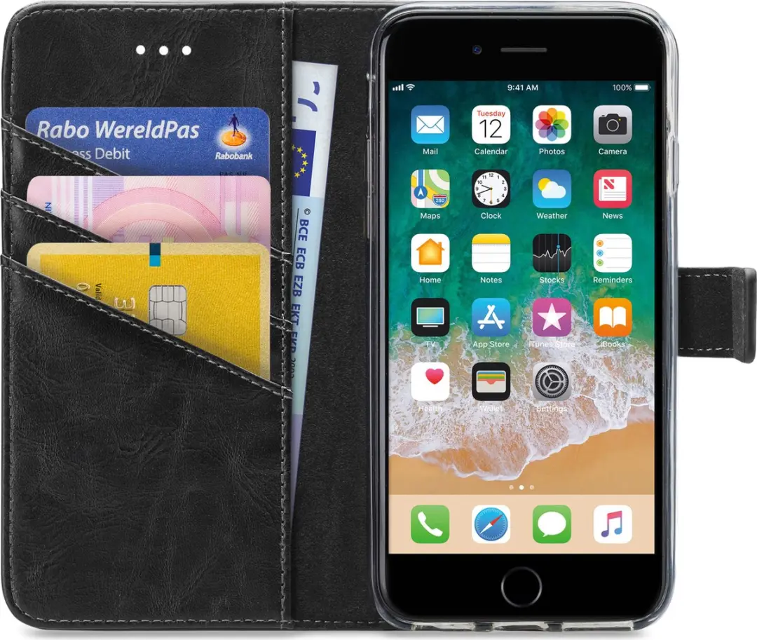 My Style MSFWLT1067 Telefoonhoesje iPhone 7 - Zwart