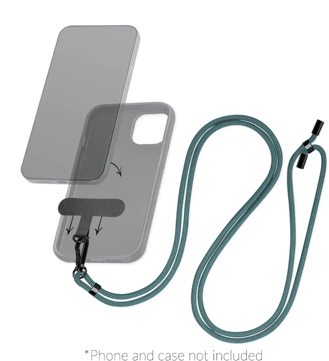 Mobilize Universeel Telefoonkoord Verstelbaar - Mint Green