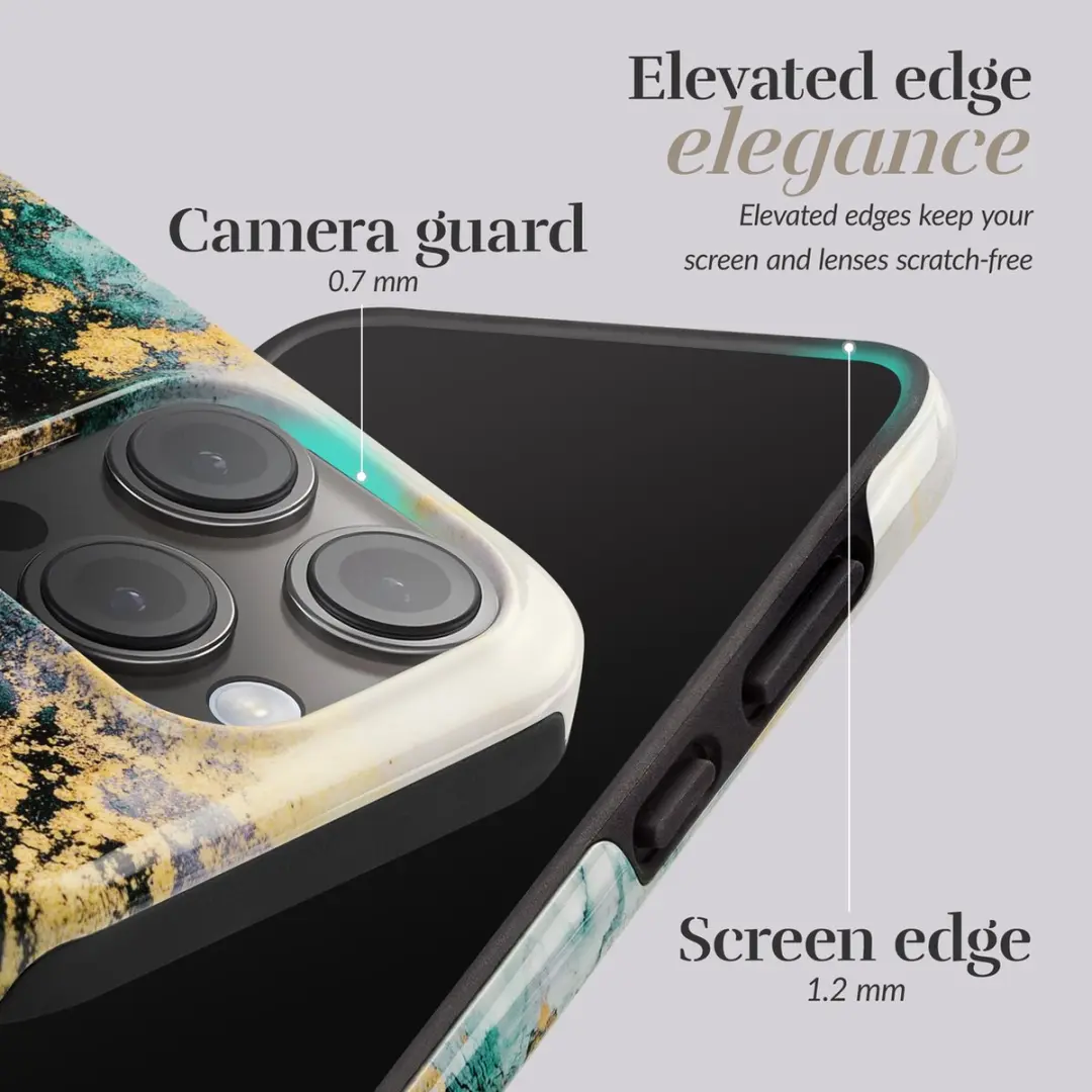 Mio MagSafe iPhone 15 Plus Hoesje - Groen Marble
