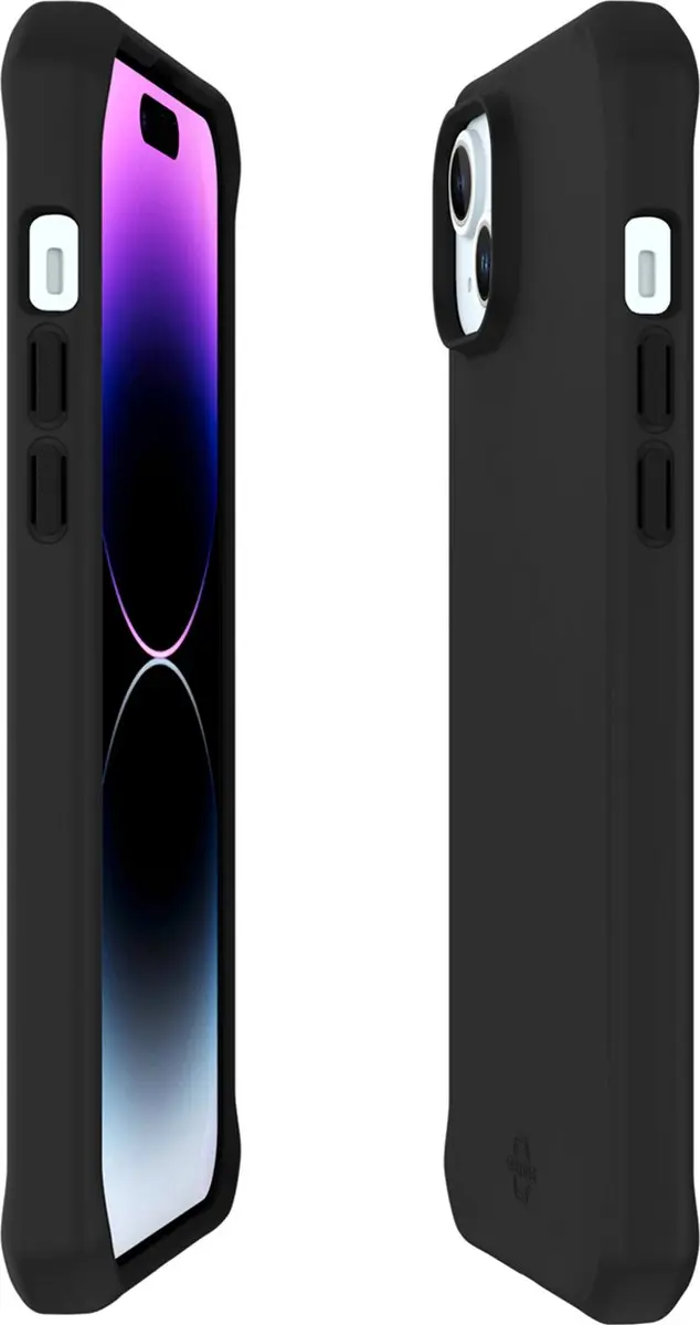 Itskins iPhone 15 Plus Hoesje Zwart - AP5R-HBURN-BLCK