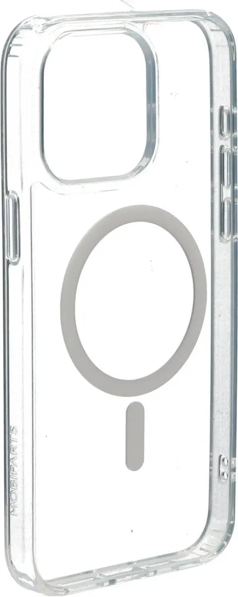Mobiparts MP-124395 Hoesje iPhone 15 Pro Max - Hardcover MagSafe - Transparant - afbeelding 6 van 6