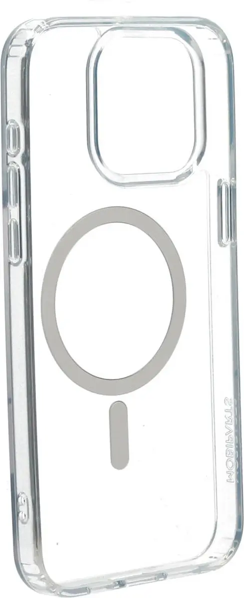 Mobiparts MP-124395 Hoesje iPhone 15 Pro Max - Hardcover MagSafe - Transparant