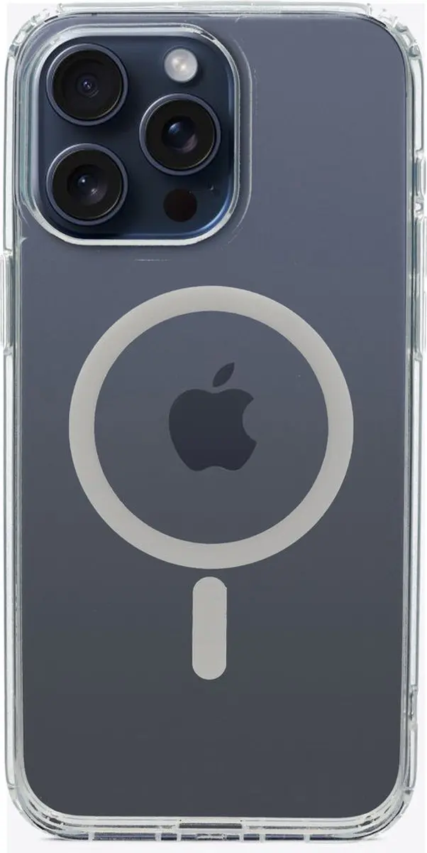 Mobiparts MP-124395 Hoesje iPhone 15 Pro Max - Hardcover MagSafe - Transparant