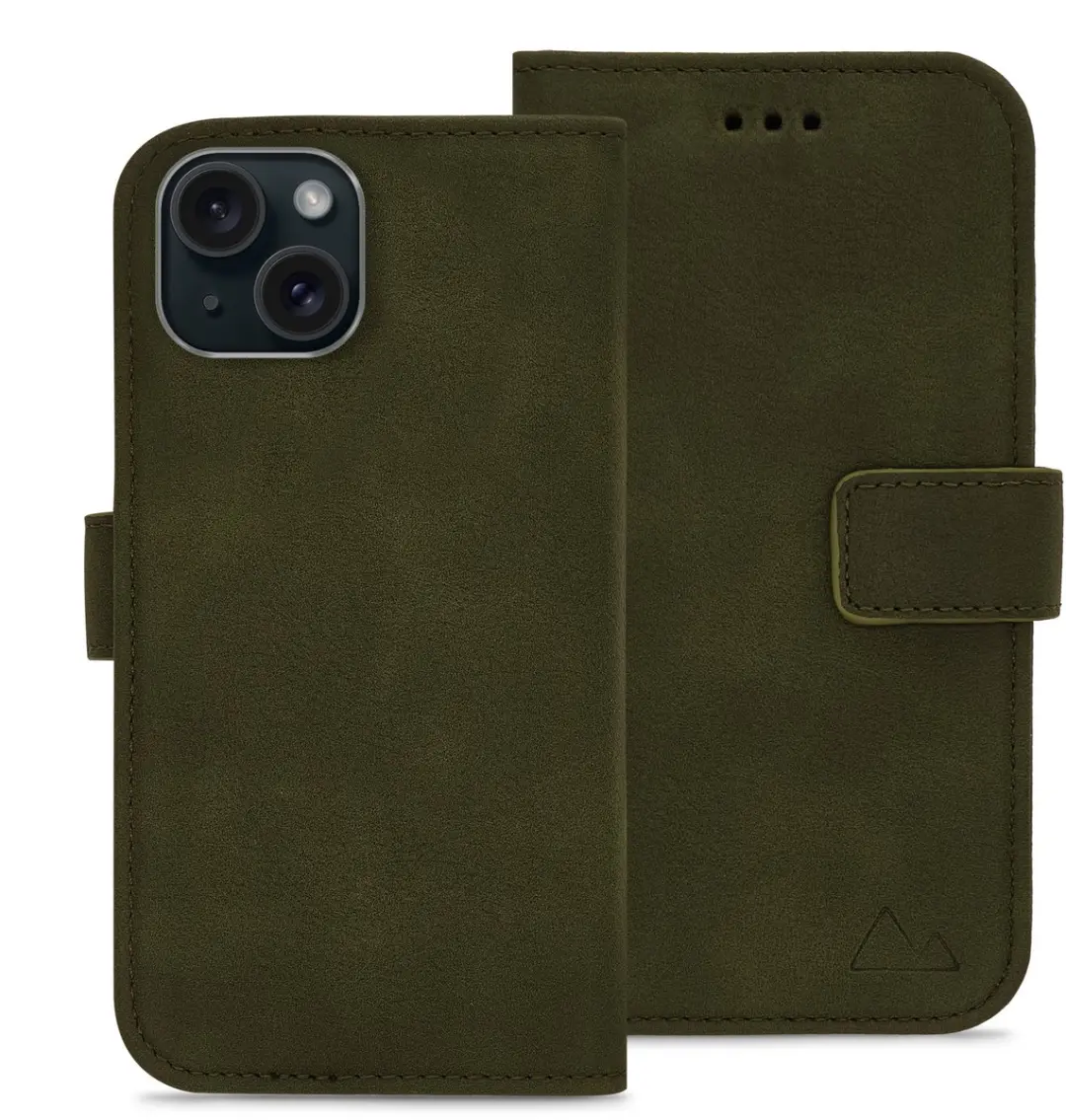 My Style MSFWLT1686 Telefoonhoesje iPhone 14 - 3 Pasjes - Forest Green