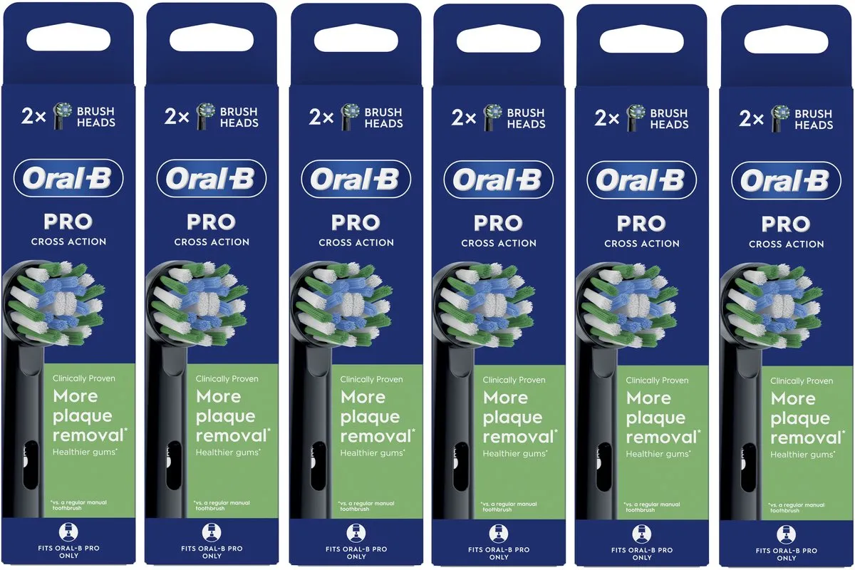 Oral-B Cross Action Opzetborstels EB50BRX-2