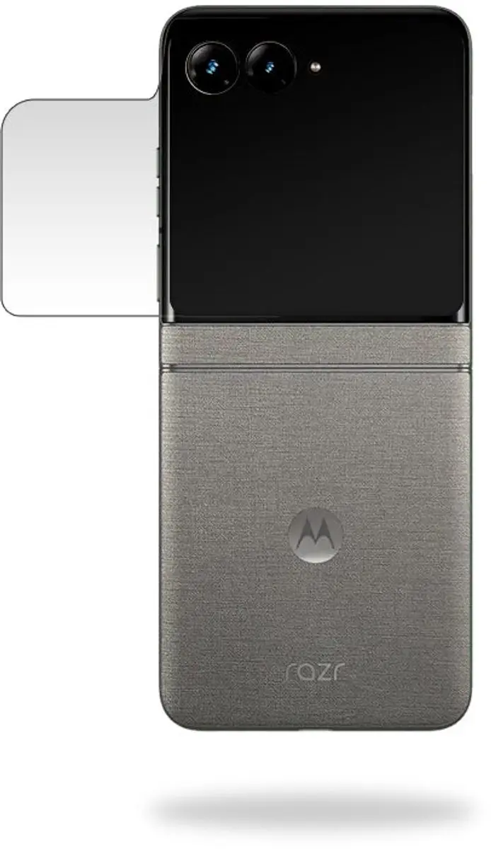 Mobilize Glass Screen Protector Motorola Razr 70 - Outer Display + Camera - afbeelding 6 van 6