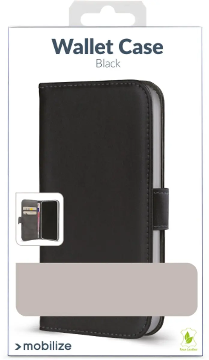 Mobilize Classic Gelly Wallet Book Case Xiaomi Redmi A7 Pro - 2 Pasjes - Zwart