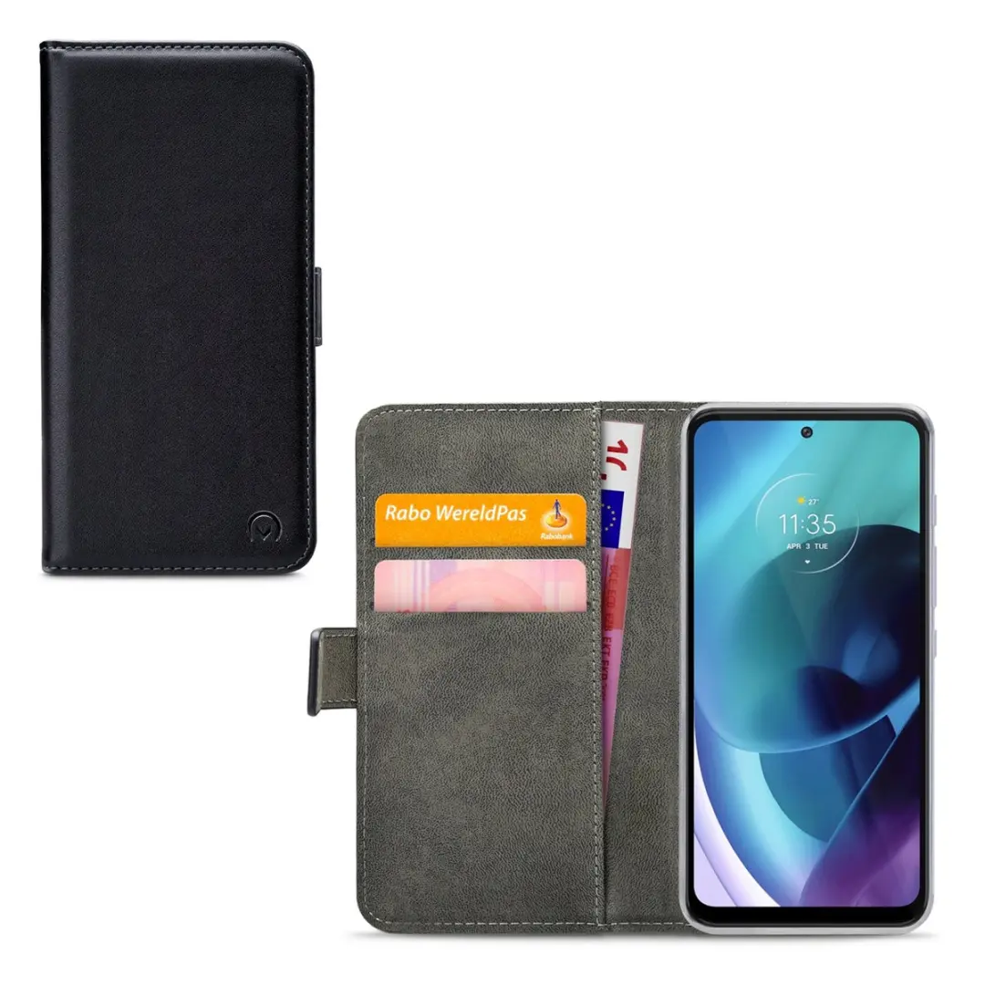 Mobilize Classic Gelly Wallet Bookcase Motorola Moto G71 5G - Zwart