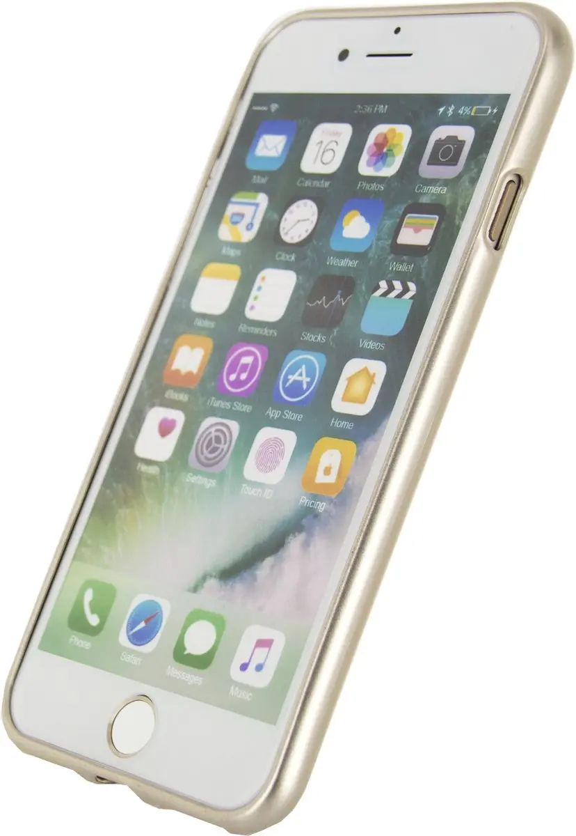 Mobilize Gelly Backcover MOB-MGCCG-IPH7 iPhone SE (2020) Hoesje - Goud