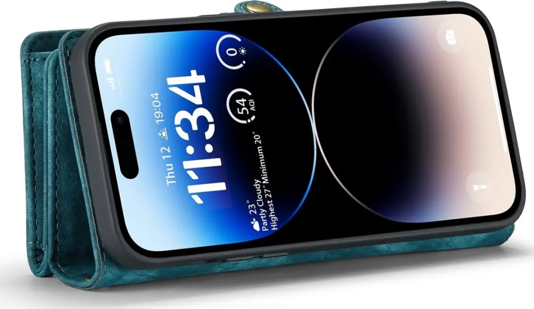 Caseme 008 Telefoonhoesje iPhone 15 Pro - Blauw