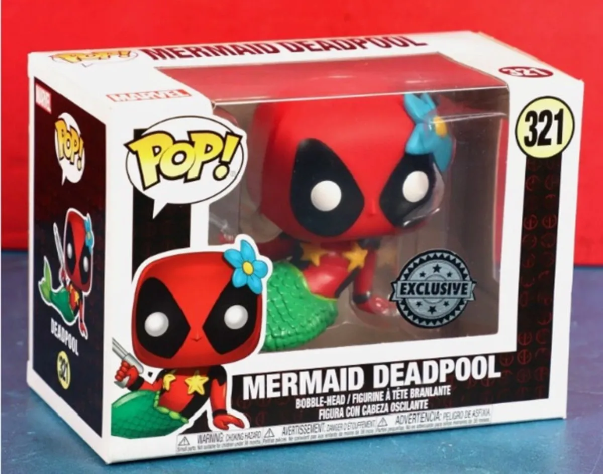 Funko Pop Mermaid Deadpool #321 Exclusief