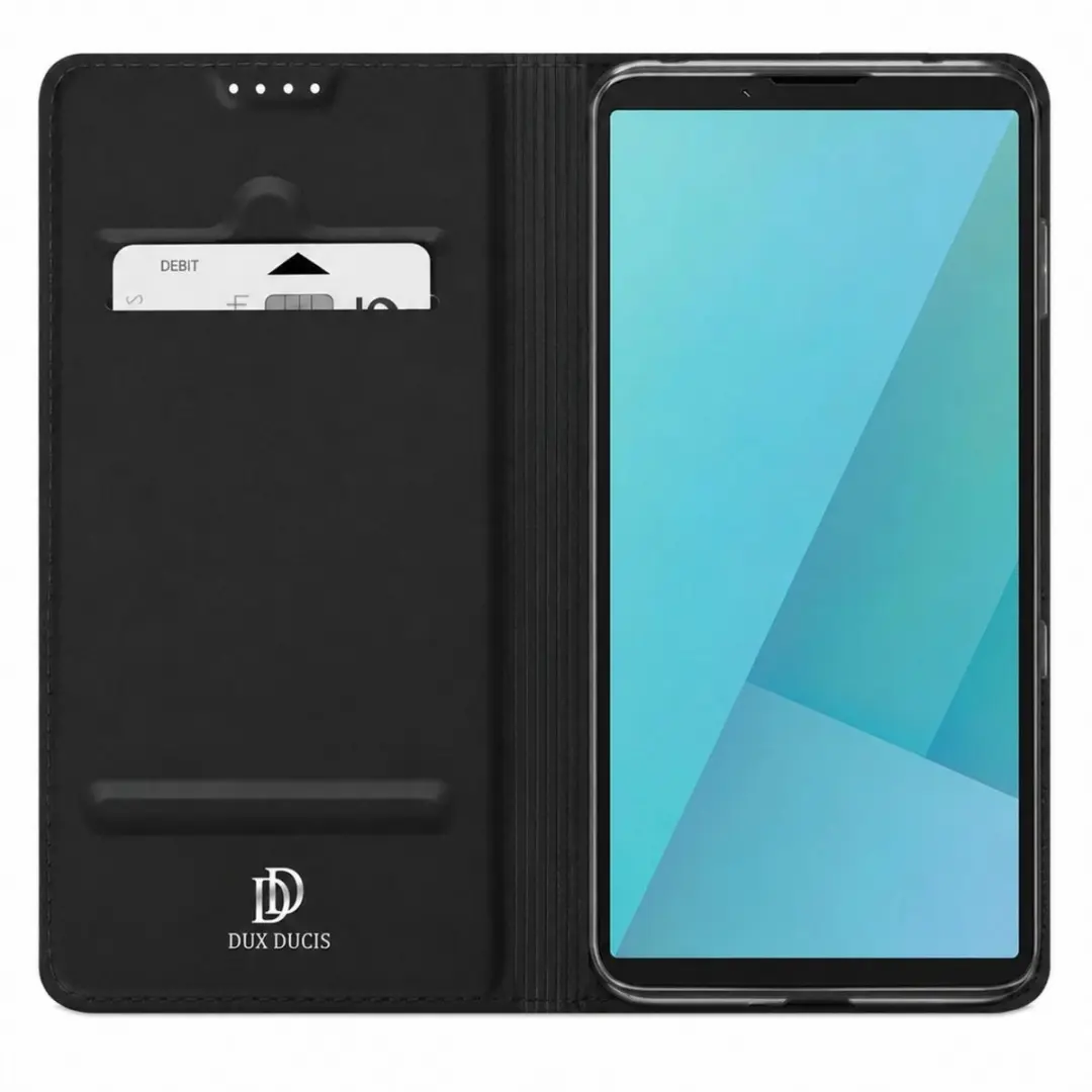 Dux Ducis Skin Pro Hoesje Sony Xperia 10 VII - Kaarthouder & Videostandaard - Zwart