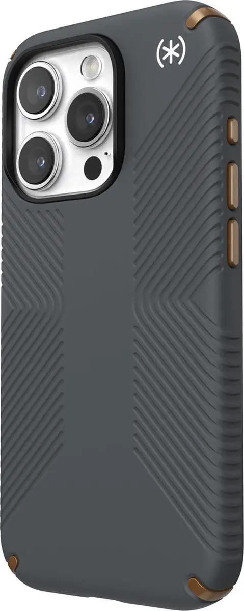 Speck Presidio2 Grip iPhone 15 Pro Hoesje - Grijs