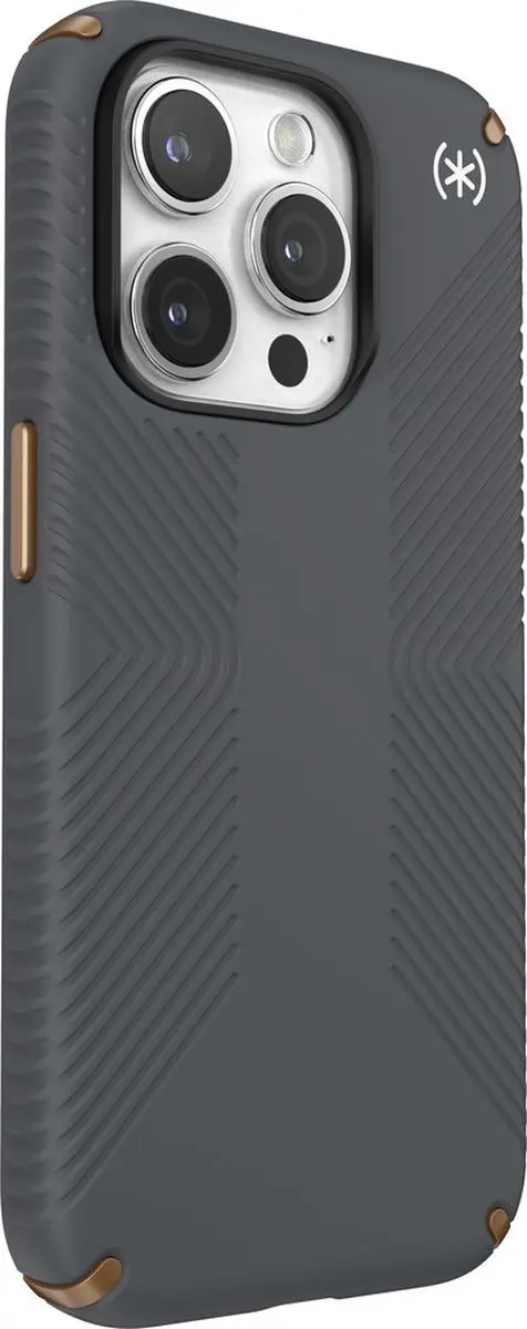 Speck Presidio2 Grip iPhone 15 Pro Hoesje - Grijs
