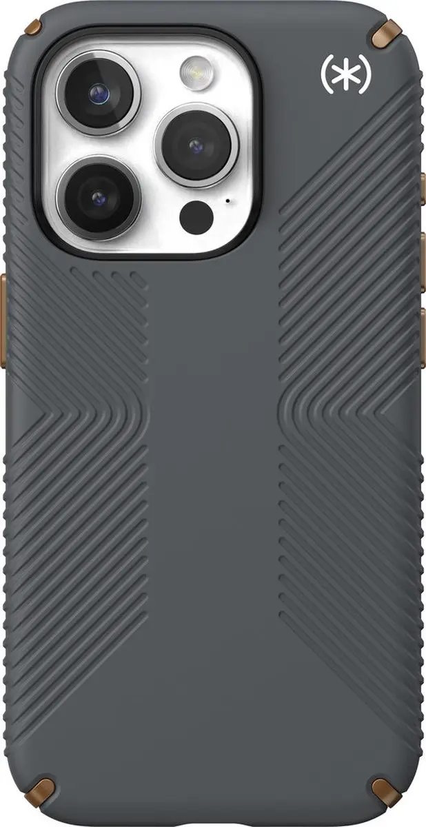 Speck Presidio2 Grip iPhone 15 Pro Hoesje - Grijs