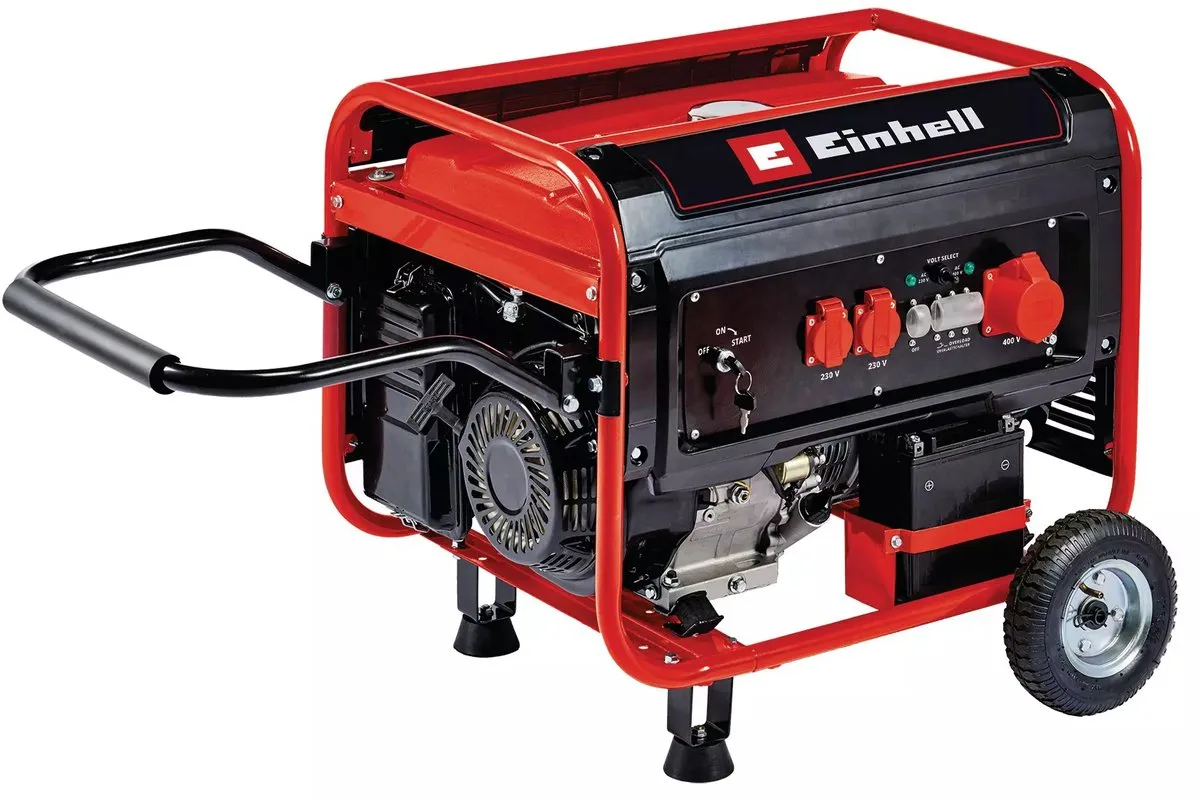 Einhell aggregaat, generator met 420 cc benzinemotor 230V 400V 3600W