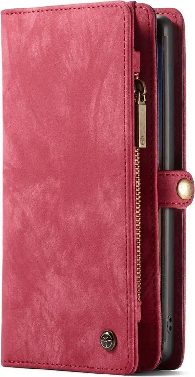 Caseme Luxury Wallet Case Samsung Galaxy Note 10 Plus - Rood - 8 Pasjes - MPN 560139