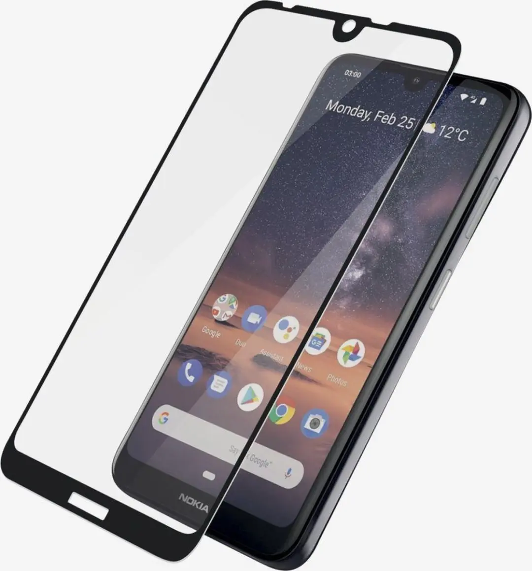 PanzerGlass PZ-6775 Screenprotector Nokia 3.2 - Zwart
