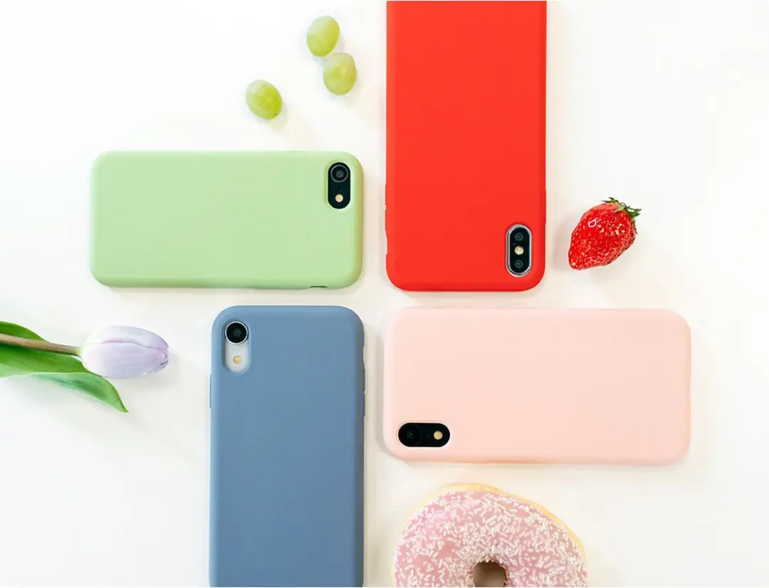 Mobiparts MP-96118 Siliconen Hoesje iPhone SE (2020) - Grijs