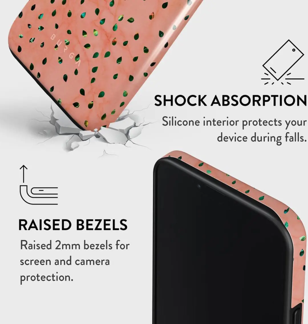 Burga Tough Case iPhone 13 Pro 118830 - Watermelon Shake