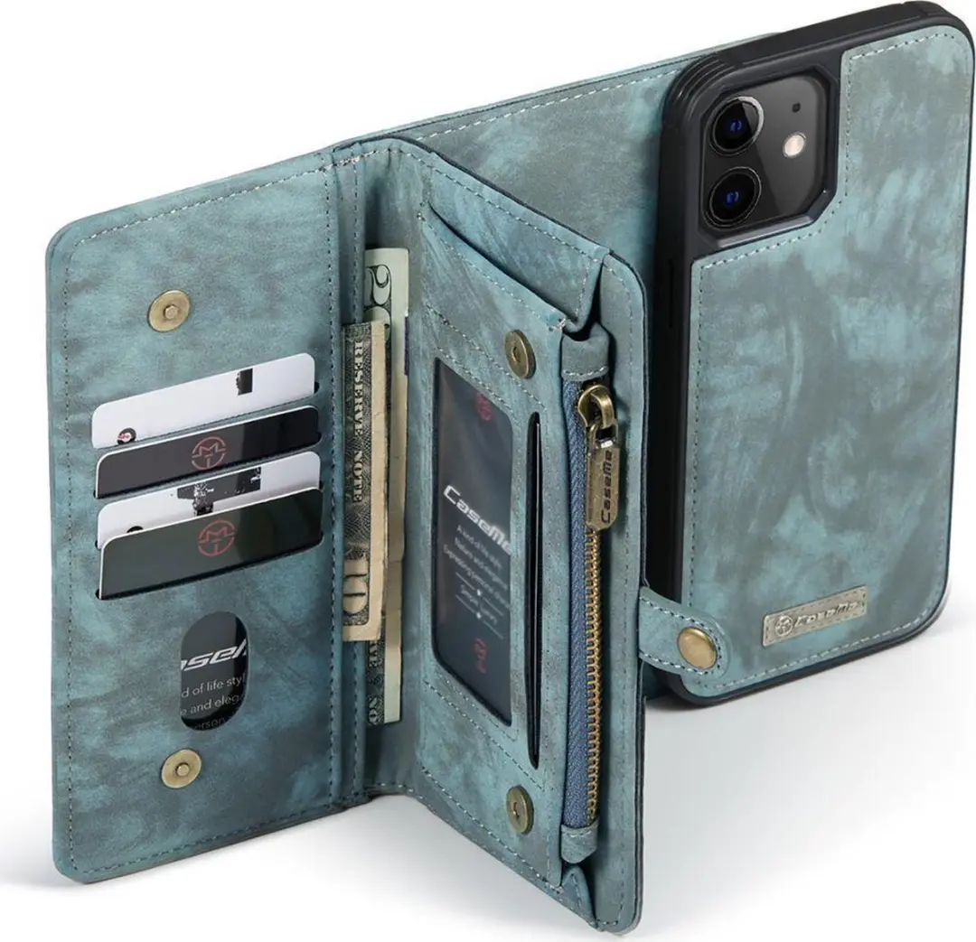 Caseme 008 Telefoonhoesje iPhone 12 Mini - Blauw