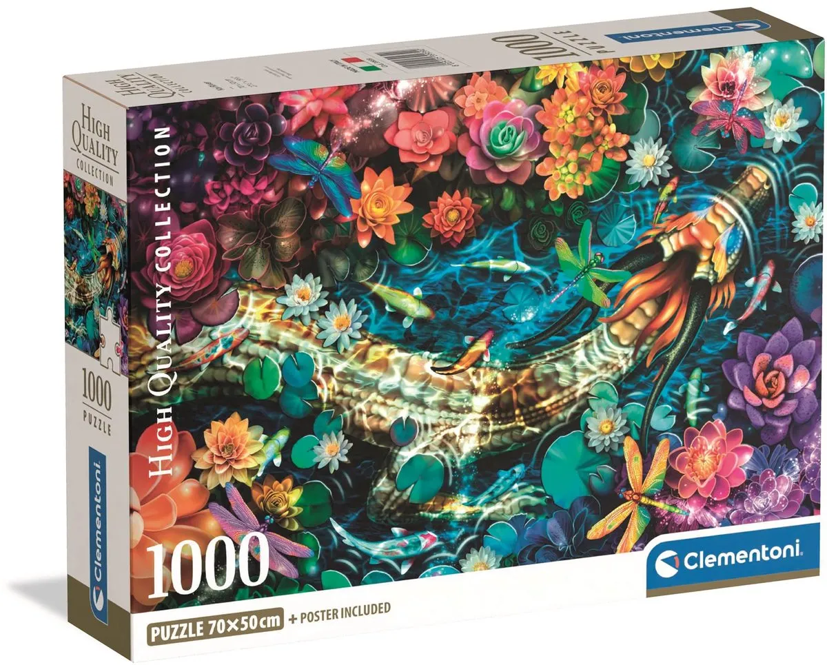 Clementoni Koi River Puzzel 1000 Stuks - Multikleur