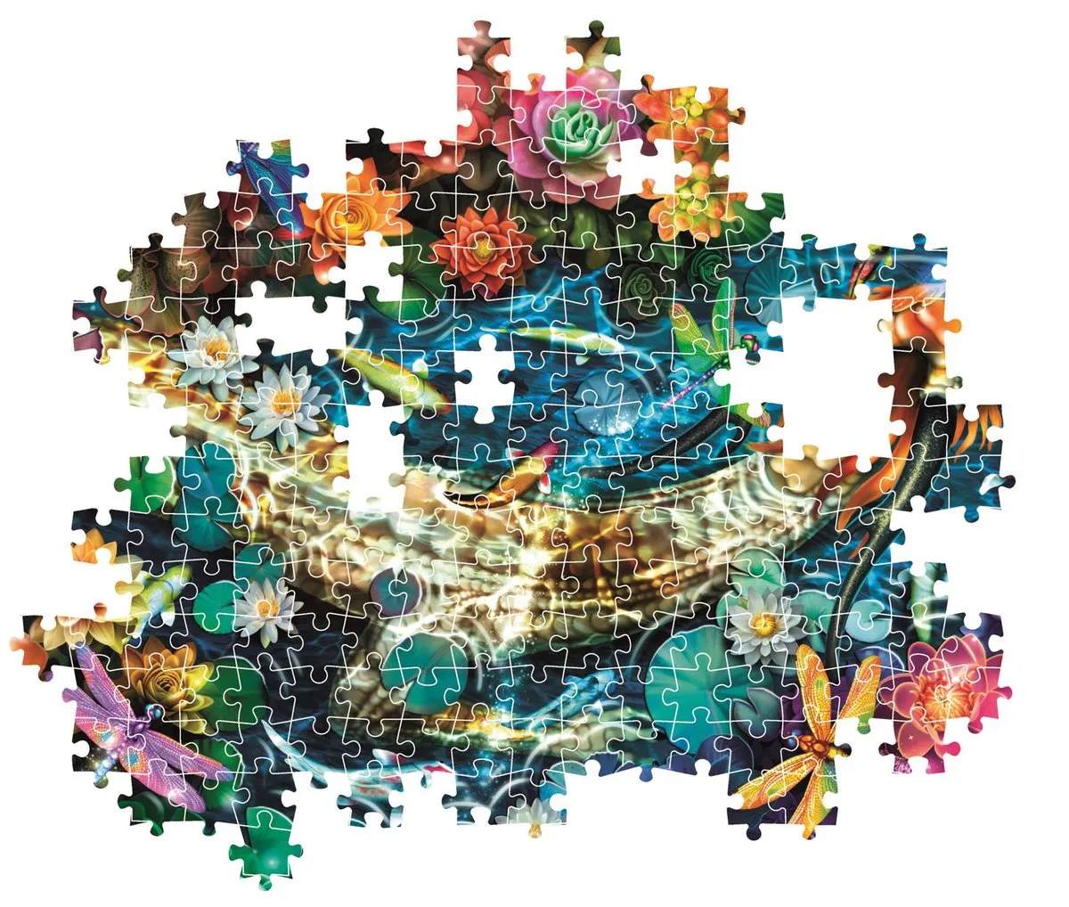 Clementoni Koi River Puzzel 1000 Stuks - Multikleur - afbeelding 6 van 6