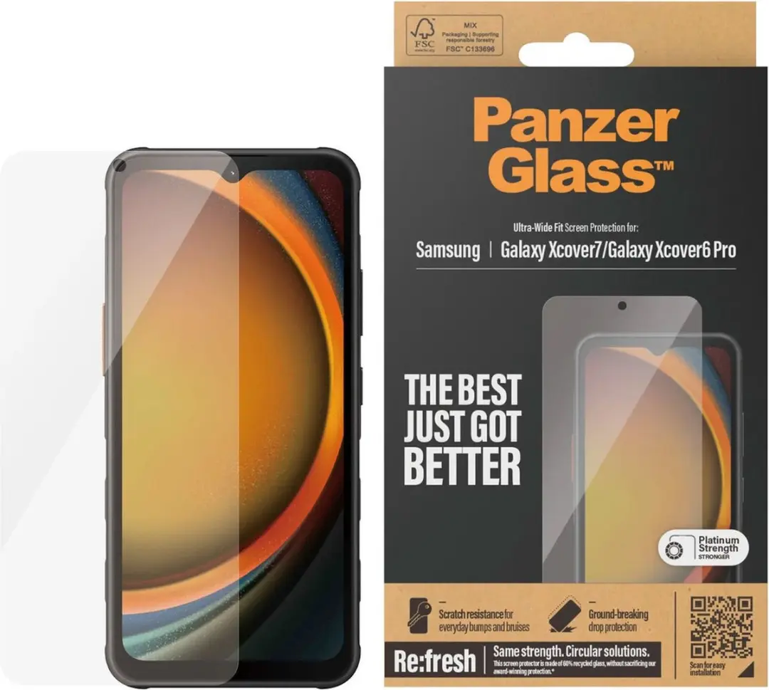 PanzerGlass PZ-7365 Screenprotector Samsung Galaxy Xcover 6 Pro - 1 Stuk