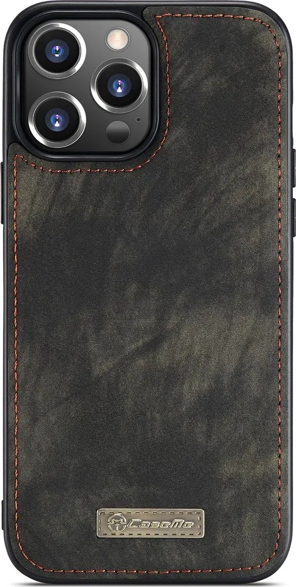 Caseme Luxe Wallet 2in1 Bookcase iPhone 13 Pro 614530 - Zwart