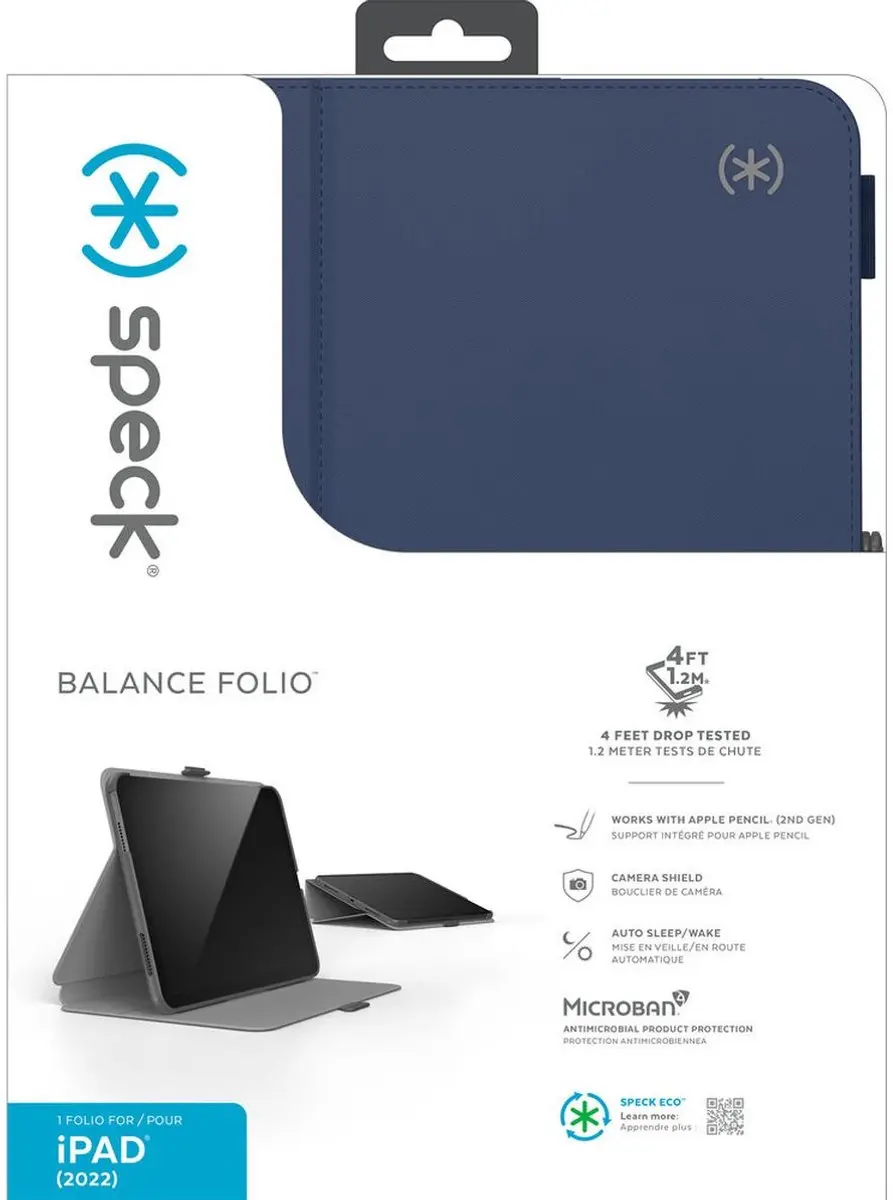 Speck Balance Folio iPad 11 (2025) Hoes - Marineblauw
