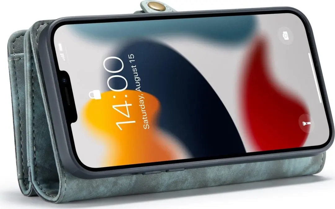Caseme Luxe Wallet 2in1 Bookcase iPhone 13 Pro - Blauw - MPN 614531 - afbeelding 6 van 6