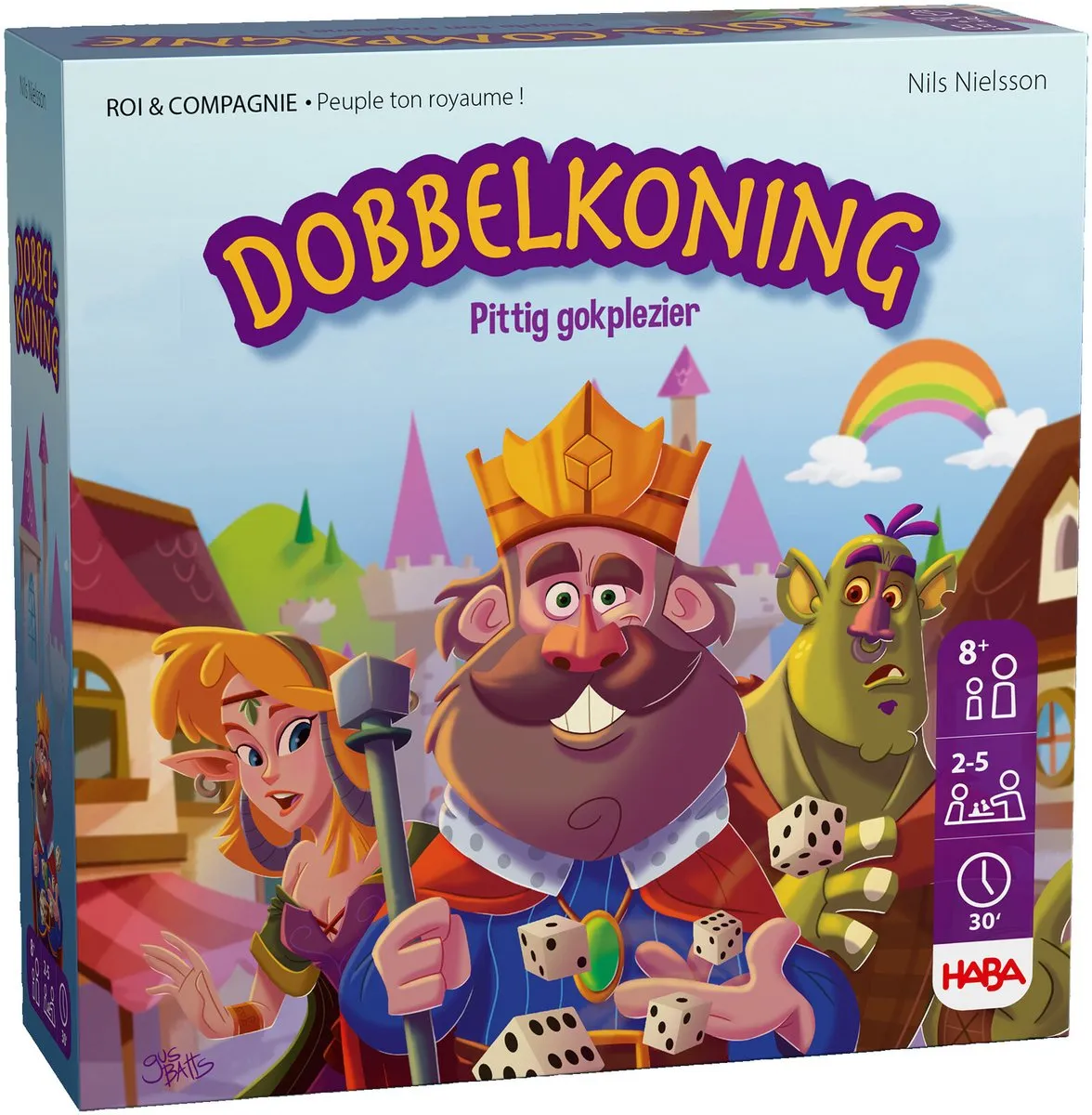 Haba Dobbelkoning - Multikleur