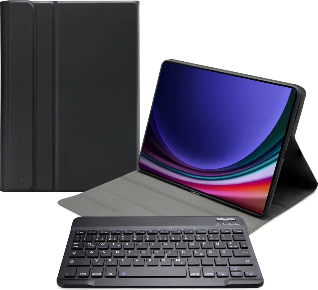Mobilize Galaxy Tab S9 FE Tablethoes met Bluetooth Keyboard