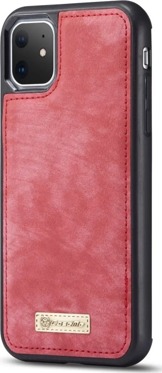 Caseme Luxury Wallet Case Apple iPhone 11 - Rood - 8 Pasjes - MPN 564381