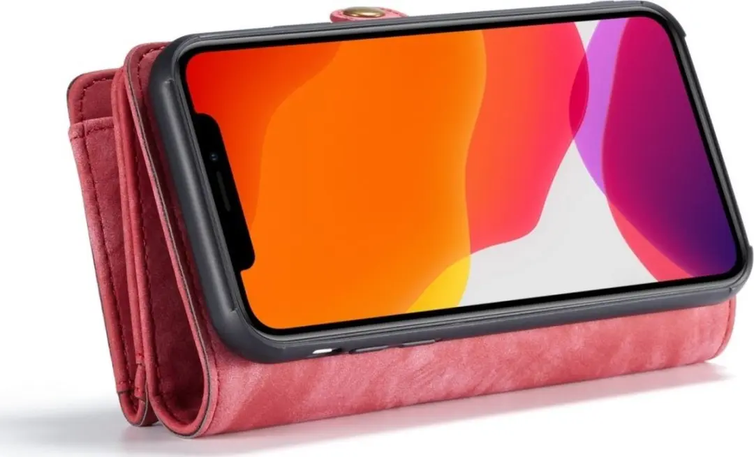 Caseme Luxury Wallet Case Apple iPhone 11 - Rood - 8 Pasjes - MPN 564381