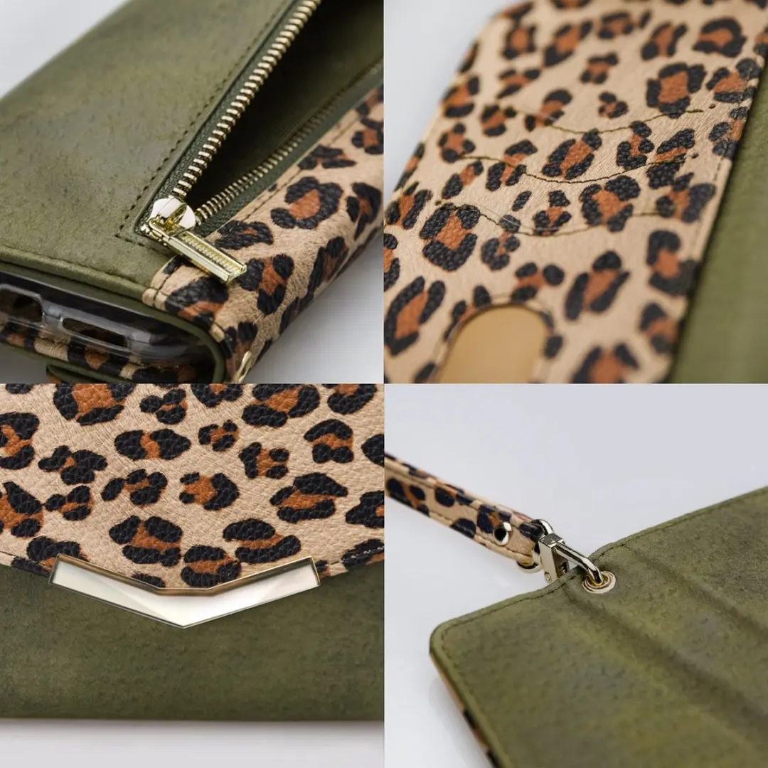 Mobilize Gelly Telefoonhoesje iPhone 12 Pro - 2in1 Clutch - Leopard