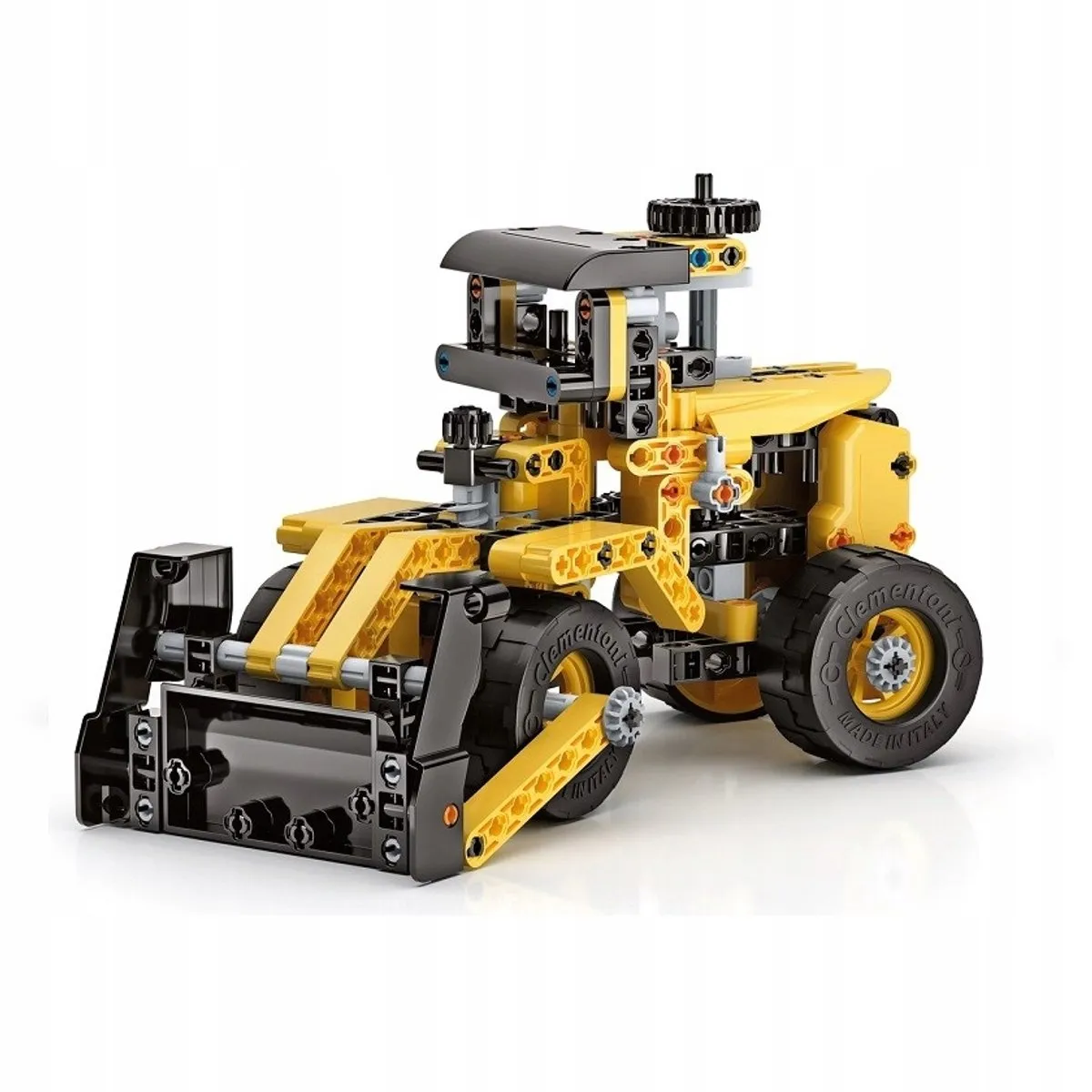 Clementoni Mechanica Bulldozer Bouwset 9-in-1 - Geel/Zwart - afbeelding 3 van 3