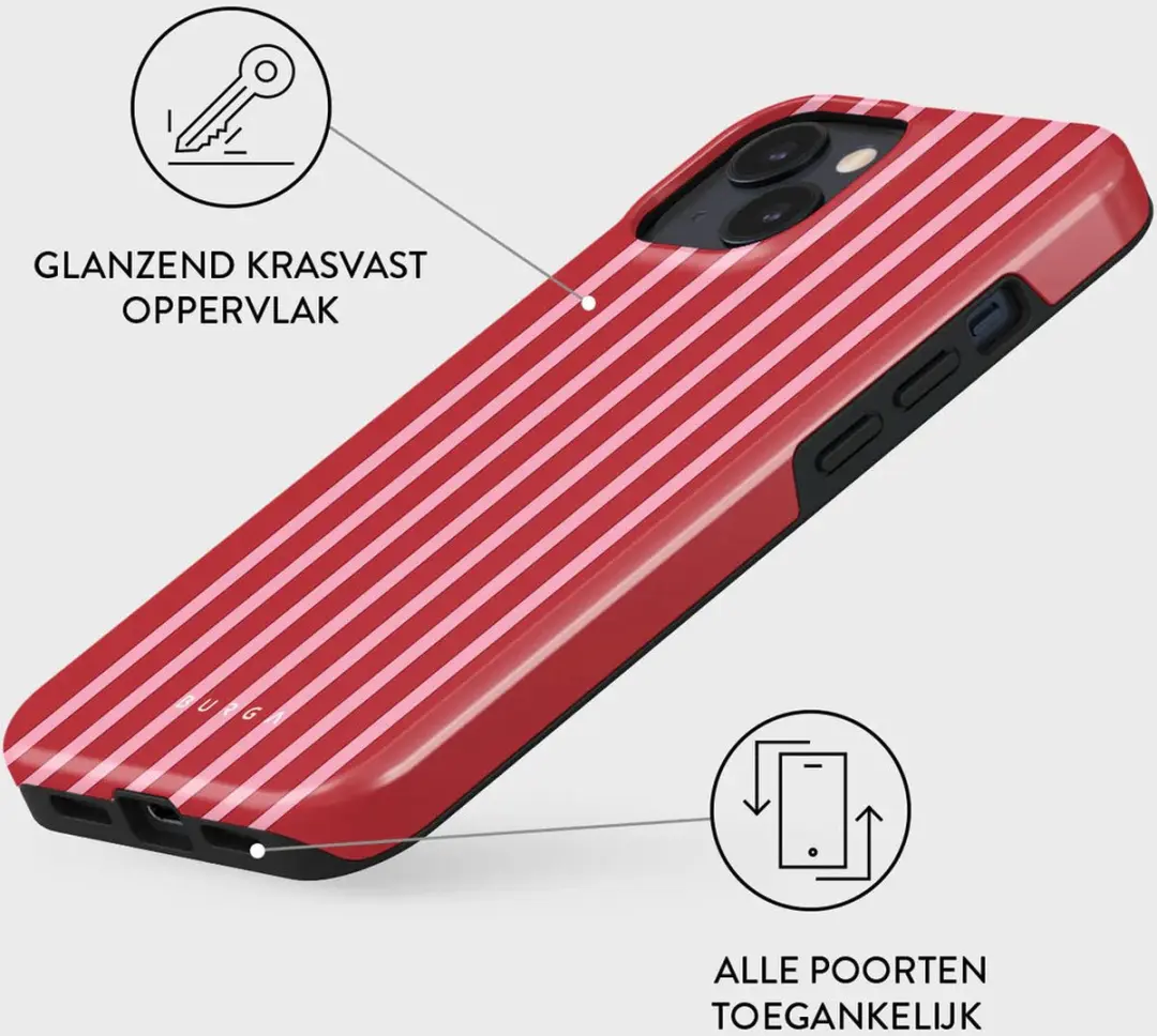 Burga Tough Case iPhone 13 Strawberry Jam