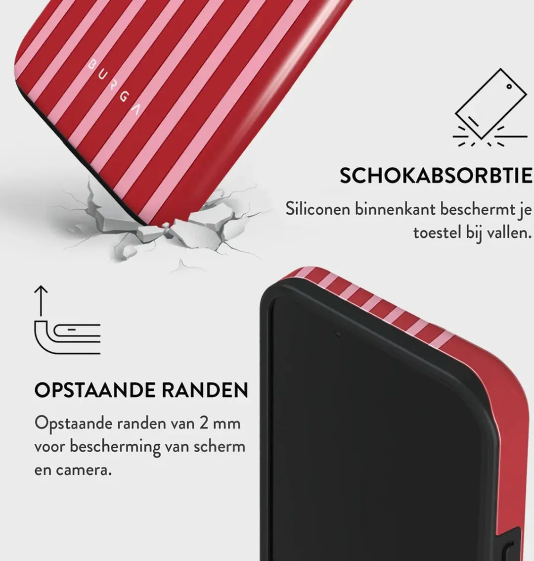 Burga Tough Case iPhone 13 Strawberry Jam