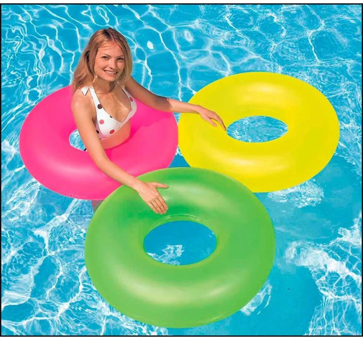 Intex Jumbo Zwemring 91cm - Geel