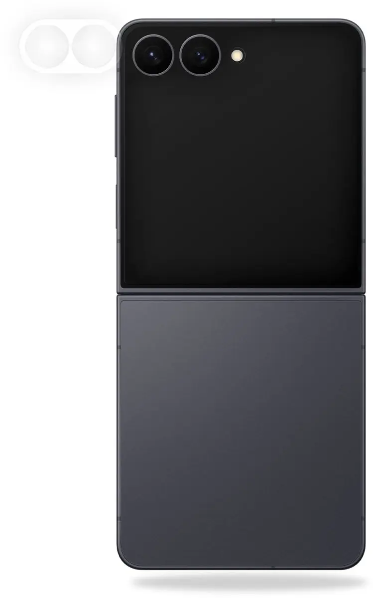 Mobilize Glass Screen Protector Samsung Galaxy Z Flip8 5G - Outer Display + Camera - afbeelding 6 van 6