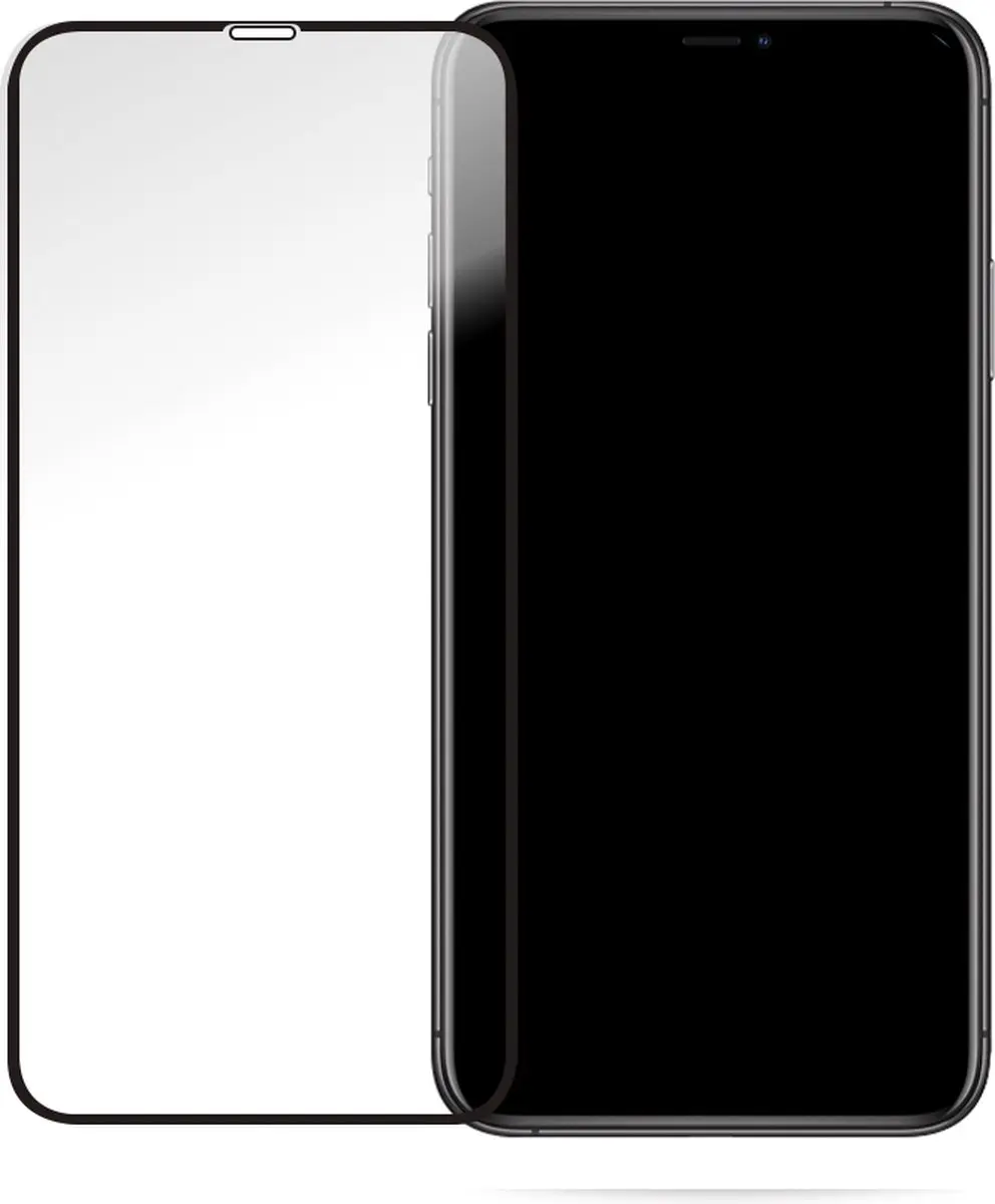 Mobilize iPhone 11 Pro Max Glas Screenprotector - Case Friendly - Zwart