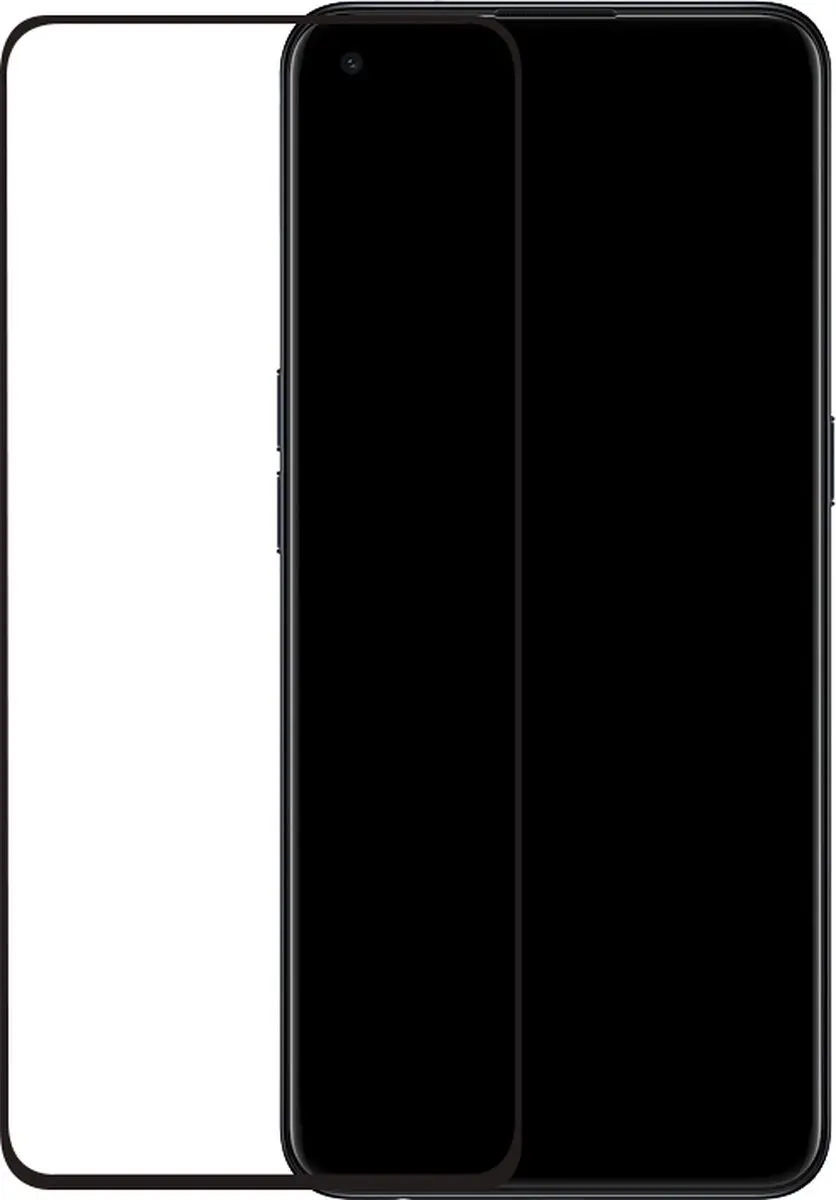 Mobilize OPPO Reno 5 Pro 5G Glazen Screenprotector - Zwart - afbeelding 6 van 6