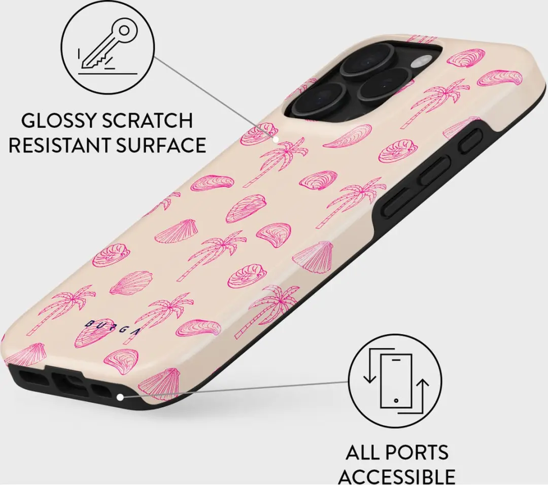 Burga Tough Case iPhone 16 Pro Max Beach Please