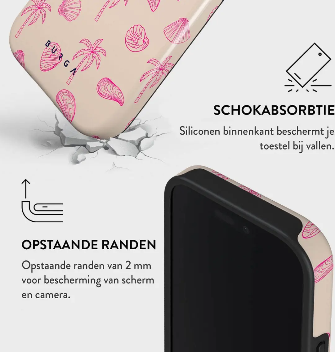 Burga Tough Case iPhone 16 Pro Max Beach Please