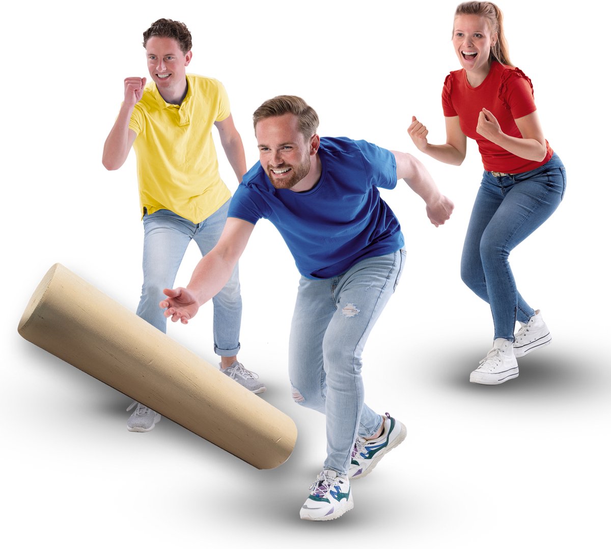 SES - Finntoss - Fins kegelen original - echt houten onderdelen - in handige bewaartas - Familiespel - Buiten Spelen - Kegelen - Hout