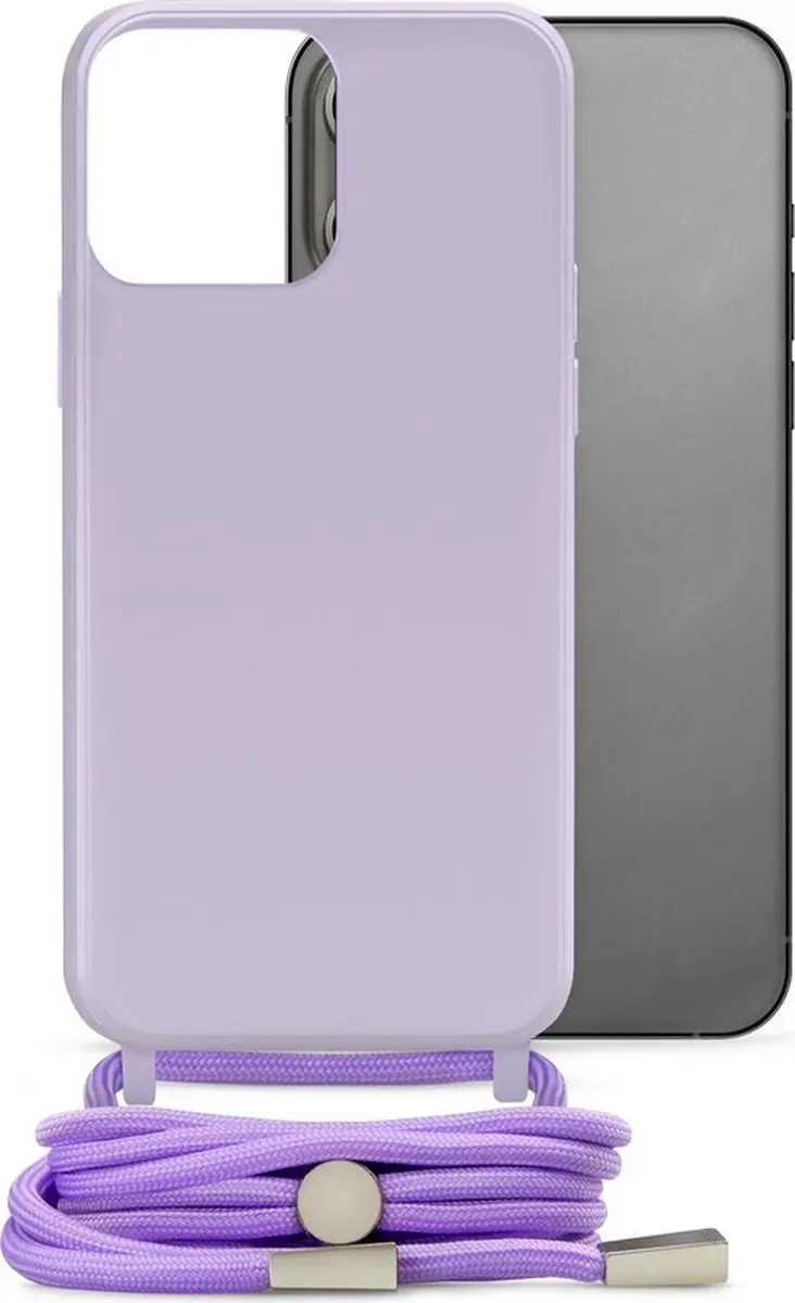 Mobilize Lanyard Gelly Hoesje MOB-LGCP-IPH13 - iPhone 13 - Paars