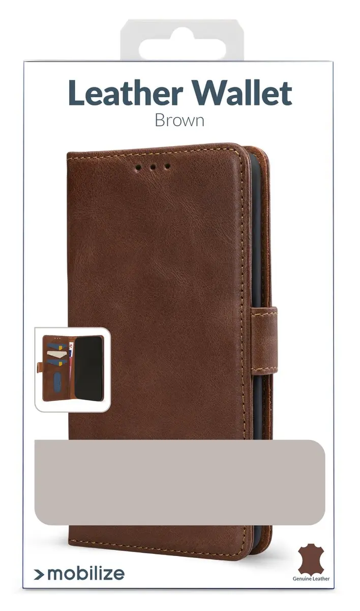 Mobilize Wallet Bookcase iPhone 8 Hoesje - Bruin - MOB-LWBR-IPHSE22