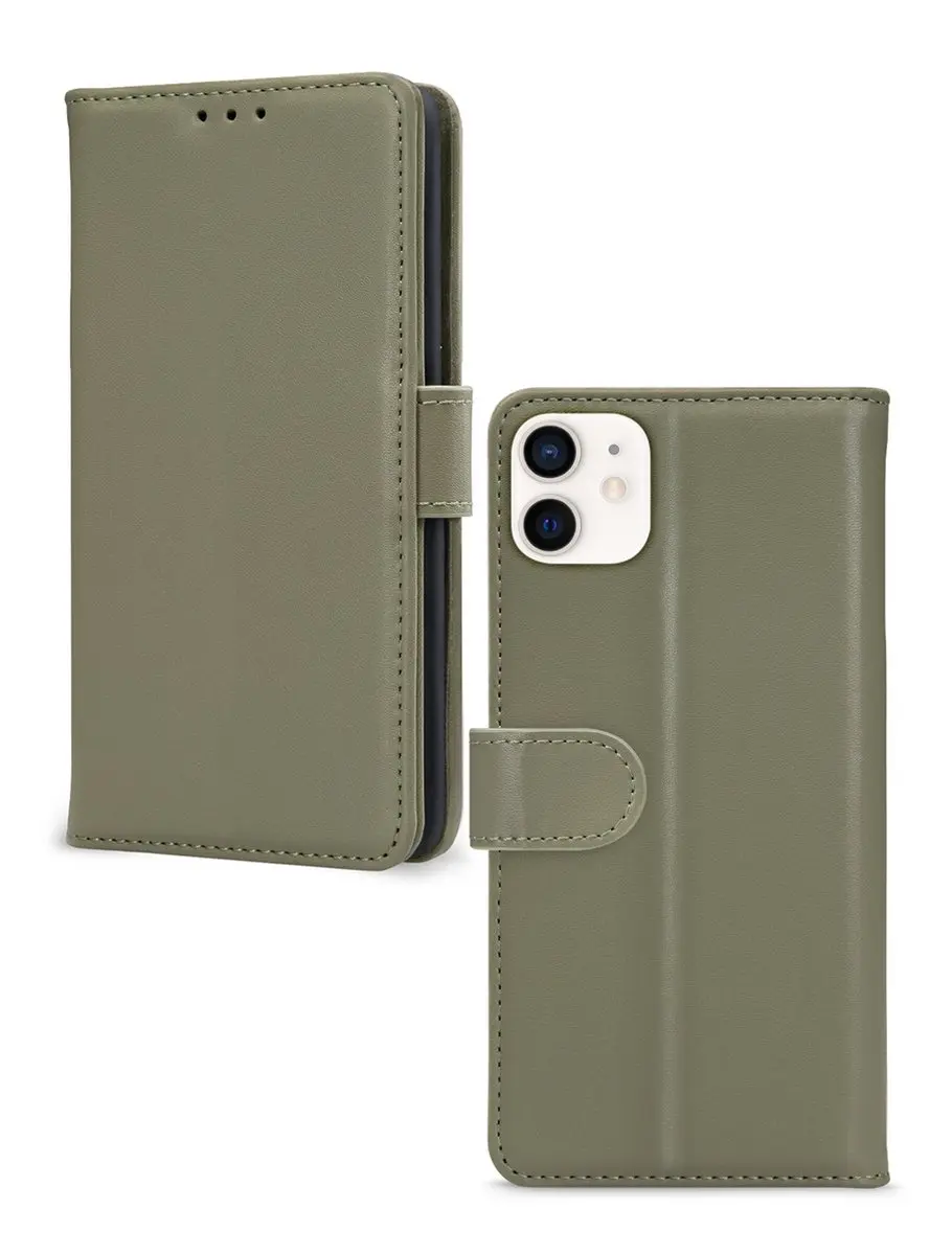 Mobilize Premium Gelly Wallet Bookcase iPhone 12 Pro - Groen